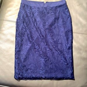 Cute blue lace skirt